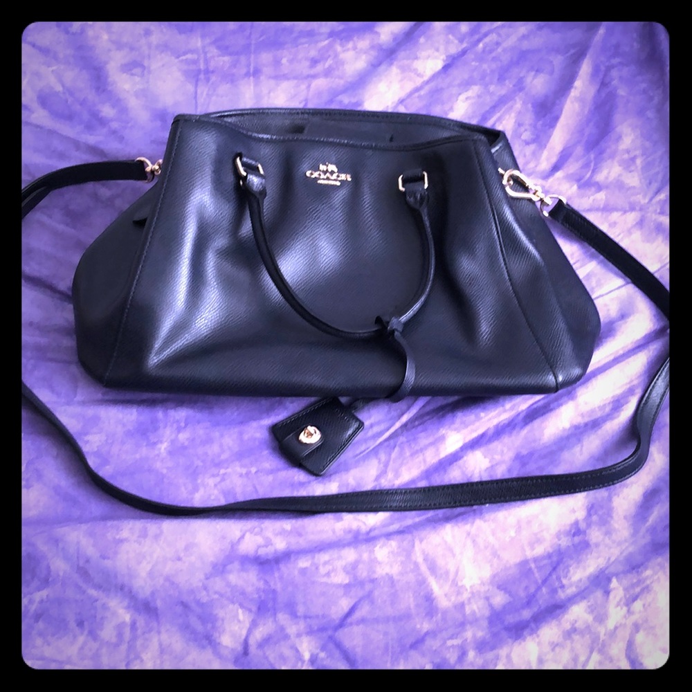 Coach leather purse - “Midnight” blue